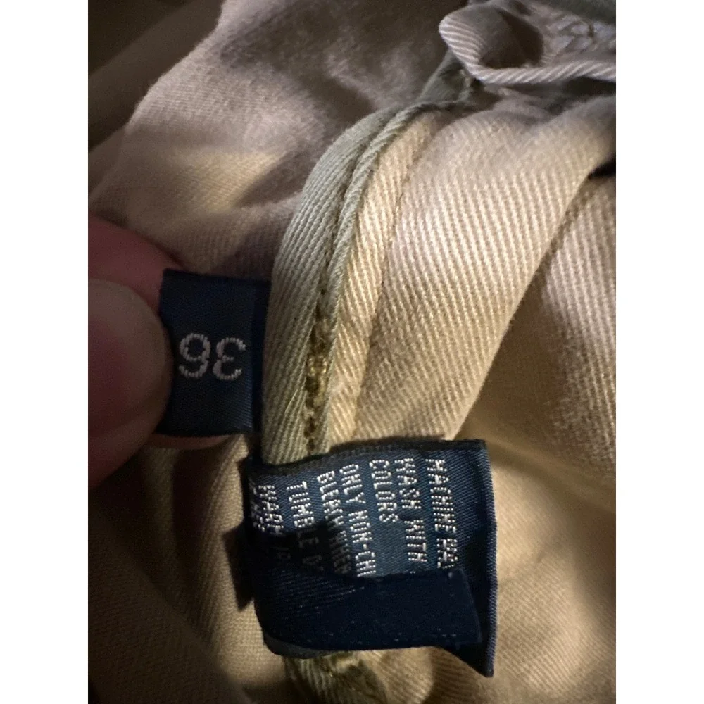 Polo Ralph Lauren Gellar Fatigue Cargo Shorts Tan Khaki Cotton Mens 36